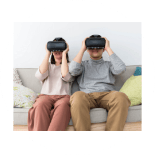 五感で愉しめるバーチャルモデルハウスセット。VRリゾートモデルハウスにご案内します。Have a good trip！